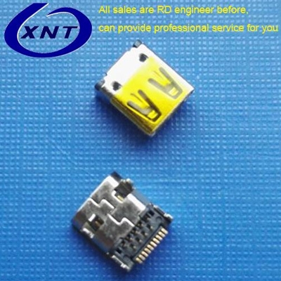 東莞HDMI D TYPE 母座 板上型 外殼DIP