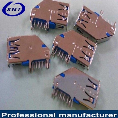 東莞USB3.0 側(cè)插藍(lán)膠 DIP