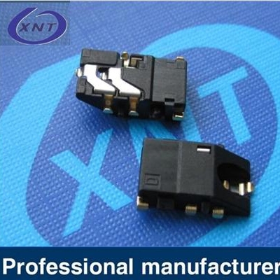 東莞耳機座3.5mm phone jack 沉板2.0mm DIP type 上斜口