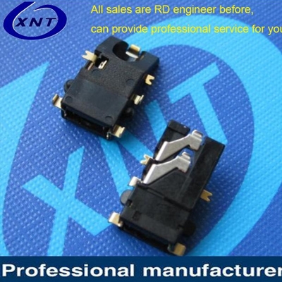 東莞耳機座3.5mm audio jack 沉板1.35 DIP SMT type