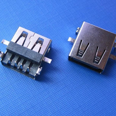 東莞USB A type 沉板 DIP型 (焊腳:DIP, 外殼:前貼后插)