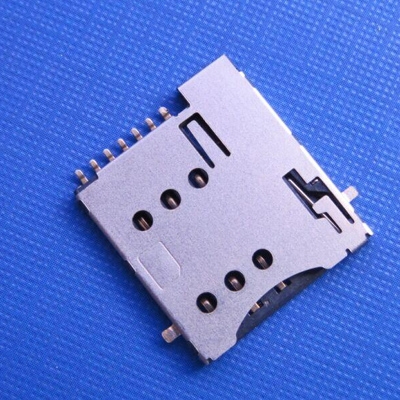 東莞microSim push type 6+1pin with CD 可反貼到PCB