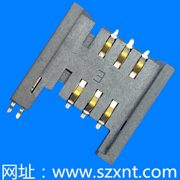 東莞SIM 6+2pin WITH CD PIN