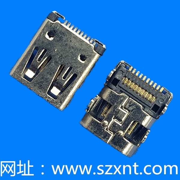 東莞MICRO HDMI 外殼DIP 端子SMT