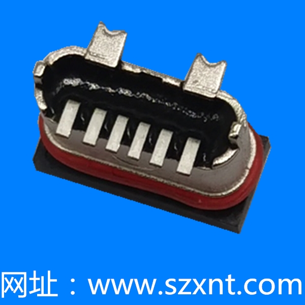 東莞TYPE C 6P 立式 鋅合金外殼